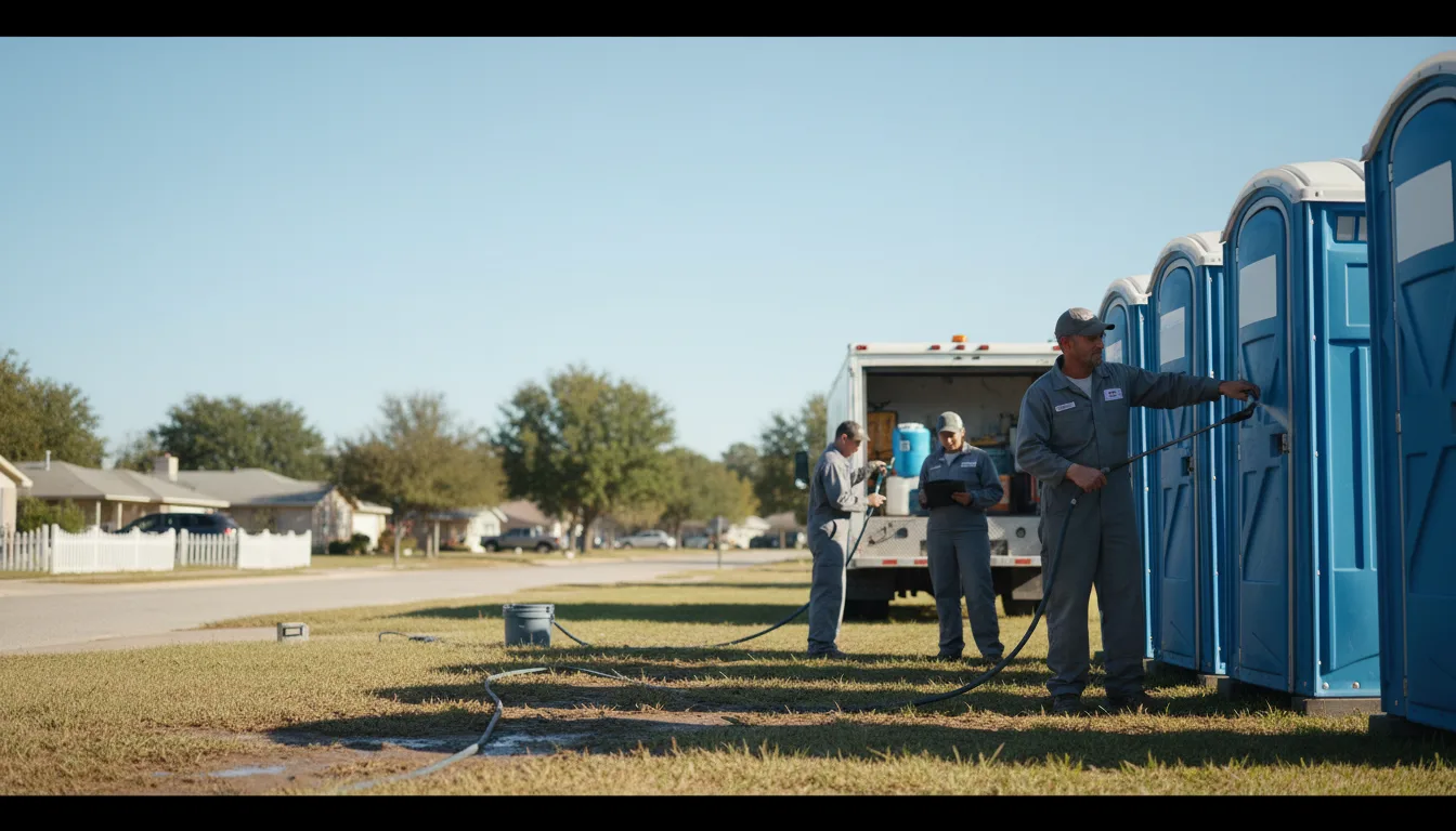 Long-Term Portable Toilet Rental in Gracemont, OK near me